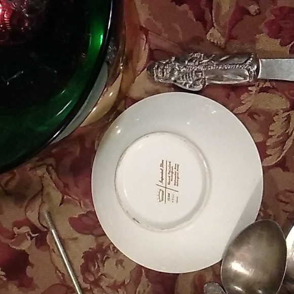 👋 Hand Painted Vintage Fern Imperial StoneWare DINNERWARE EVC - Picture 3 of 13